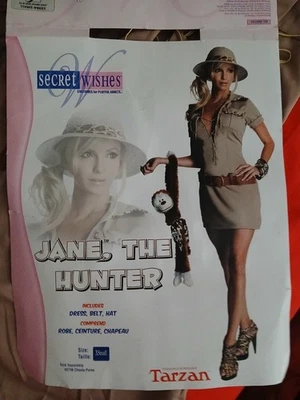 Jane, The Hunter Tarzan Jungle Safari Women Adult Costume safari Sexy  - Image 1 of 4