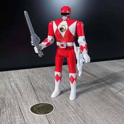 1994 Bandai MMPR Jason Red Ranger #2311 Auto Morphin Loose MINT w/ Sword Blaster - image 1 of 4