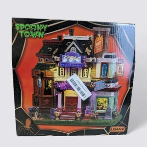 Lemax Spooky Town Mortuary Makeover Salone di Bellezza Villaggio di Halloween (non testato) - Foto 1 di 7