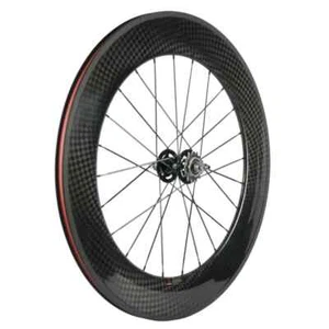 700C Single Speed Carbon Fiber Road Bike Wheels Clincher Track Fixed Gear 88mm - Picture 1 of 13