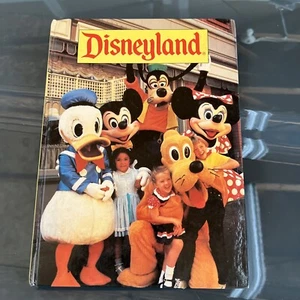 DISNEYLAND Hardcover Book Crescent Books 1985 DJ Illustrated 1st Edition Disney - Picture 1 of 9
