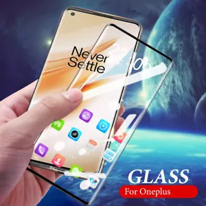 Screen Protector Full Cover Tempered Glass For Oneplus 10R 9 8T ACE 7 9 9RT N300 - Picture 1 of 22