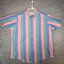 Vintage Brooks Brothers Shirt Mens Extra Large Blue Pink Green Made USA