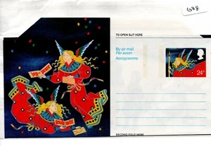 GB - Aerogramme - UNUSED - Illustrated - (688) - Festive - 24p postage - Picture 1 of 1