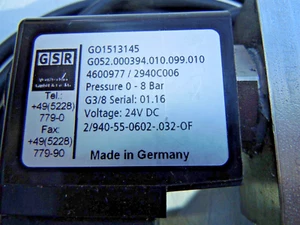 GSR INNORVATIVE VENTILTECNIK GO1513145 GO52.000394.010.099.010 ELETTROVALVOLA. - Foto 1 di 3