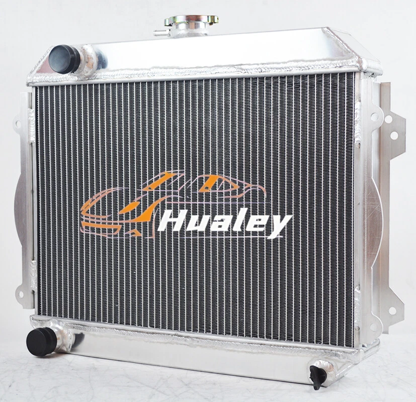 Radiador de aluminio de 3 filas para Toyota Corolla 1975-1979 78 1,2 L 1,6 L manual Foto 1 de 4