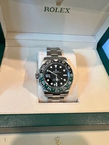 Rolex GMT-Master II 126720 40MM Ceramic Steel 3186 Oyster Band Left Hand Sprite - Picture 1 of 7