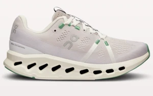 NEW Men's On Brand Grey/White Green Cloudsurfer Shoes Cloud CloudTec OC Sneaker - Picture 1 of 5