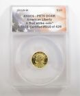 2018-w 10.00 Dollar Anacs Pr70 Dcam American Liberty First Strike Gold Coin