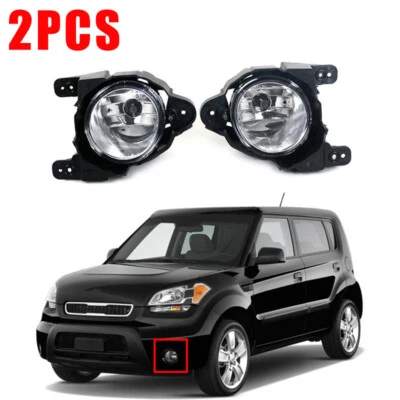Pair Front Bumper Running Lamp Fog Lamp For KIA Soul 2010 LH & RH Foto 1 de 4