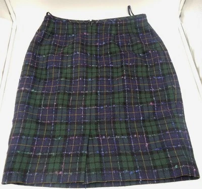 SAIA XADREZ FEMININA DIGNA (TAMANHO: 10) CASUAL COMPRIMENTO DO JOELHO - Imagem 1 de 4