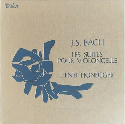 Rare Original Henri Honegger Bach Solo Cello Suites 3LP Valois CMB 22 ED1 - Image 1 of 4