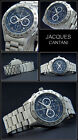 Jacques Cantani Men's Watch Stainless Steel Chronograph Date Jc-1010 Subtle Blue