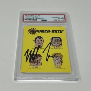 Mike Tyson Signed 1989 OPC Nintendo Punch Out Top Secret Tips Card #20 PSA/DNA - Picture 1 of 3