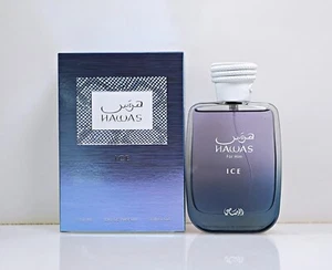 Hawas Ice by Rasasi 3.4oz Eau de Parfum for Men - Picture 1 of 1