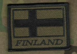 Finland Special Forces unit Jaeger Utti Jääkärirykmentti UTJR FINSOF vêlkrö FLAG - Picture 1 of 12