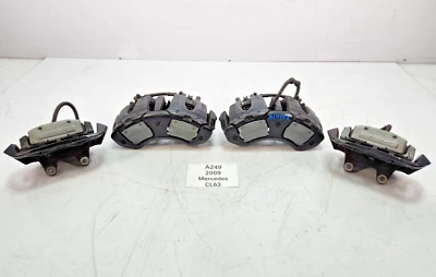✅06-14 Juego de pinzas de freno delanteras traseras para conductor pasajero Mercedes C216 CL63 AMG fabricante de equipos originales Foto 1 de 4