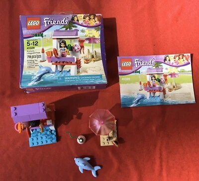Lego Friends Set #41028 "Poste salvavidas de Emma" - 100% completo con manual    Foto 1 de 4
