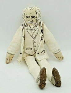 Muñeca de peluche Mark Twain 1979 7" con abrigo extraíble incluido - Imagen 1 de 4