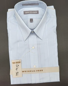 Van Heusen Vintage Button Down Herren Langarm Hemd Gr. 16 34/35 - Bild 1 von 5