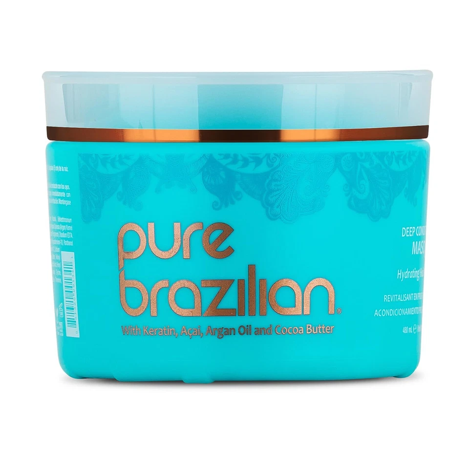 Mascarilla acondicionadora profunda brasileña pura 16 fl oz Foto 1 de 1