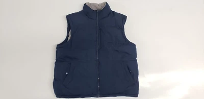 Chaleco acolchado para hombre sin mangas con cremallera completa bolsillos exteriores talla L (42-44) Foto 1 de 4