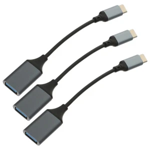 3 Stück USB-C-Stecker auf USB 3.0-Buchse OTG-Kabeladapter für S8 S9 - Afbeelding 1 van 12