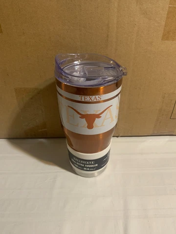 Texas Longhorns NCAA 24oz Tumbler Cup Mug Boelter Brands New Cover
