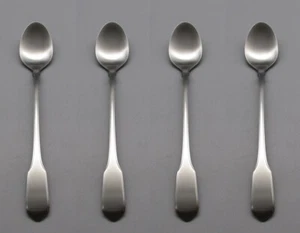 Oneida Stainless VALLEY FORGE -  Iced Beverage Spoons - Set of Four USA Made - Picture 1 of 3