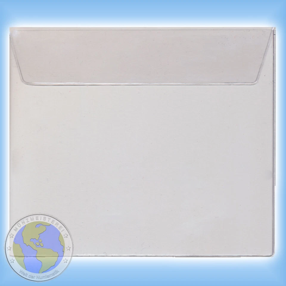 5x Custodia protettiva in plastica per set monete in corso KMS Monaco Folder 2001 - 2020
