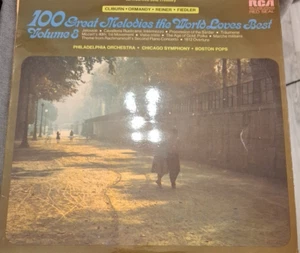 Philadelphia Orchestra - 100 Great Melodies the World loves best (1973) LP G/F - Picture 1 of 2