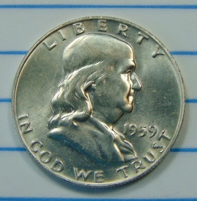 1959-D FRANKLIN HALF DOLLAR  - Image 1 of 2
