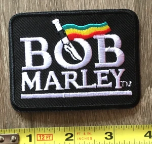 Bob Marley Patch Iron On Sew Rock Metal Music Memorabilia Reggae Gift - Picture 1 of 1
