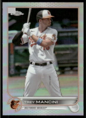 2022 Topps Chrome Sonic #72 Trey Mancini Refractor - Image 1 of 2