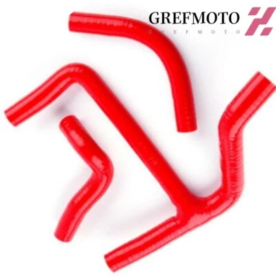Manguera de radiador de silicona roja para Suzuki RMZ450 RMZ 450 2008-2017 Foto 1 de 4
