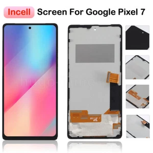 Conjunto de pantalla táctil con pantalla LCD pequeña Incell para Google Pixel 7 con marco negro - Imagen 1 de 8