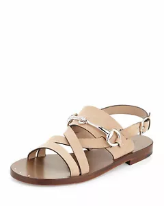 SCARPE BASSE CAVALLO GUCCI JULIETTE GLADIATORE IN PELLE SCAMOSCIATA ARGENTO EU 36 I LOVE - Foto 1 di 8