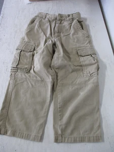 Boys Faded Glory Khaki Carpenter Pants, Adjustable Waist, Size 6 - Picture 1 of 5