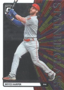 2020 Donruss Optic Baseball Stained Glass #SG-12 Bryce Harper - Picture 1 of 2
