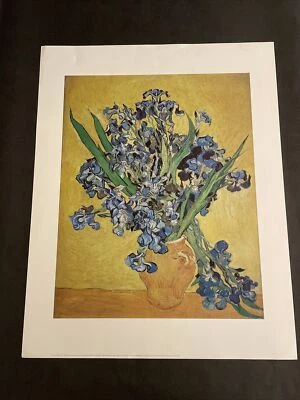 Póster vintage: Vincent van Gogh - Jarrón con lirios 1890 (30,25x24 pulgadas) Foto 1 de 4