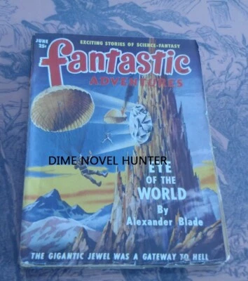 FANTASTIC ADVENTURES JUNE 1949 EYE OF THE WORLD SCIFI PULP MAGAZINE Foto 1 de 2