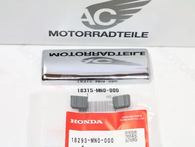 Honda Nx 125 Heat Shield + Rubber Exhaust Original Foto 1 de 2