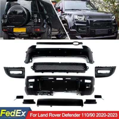 Kits de carrocería de parachoques trasero delantero estilo 007 para Land Rover Defender 110/90 2020-2024 Foto 1 de 4