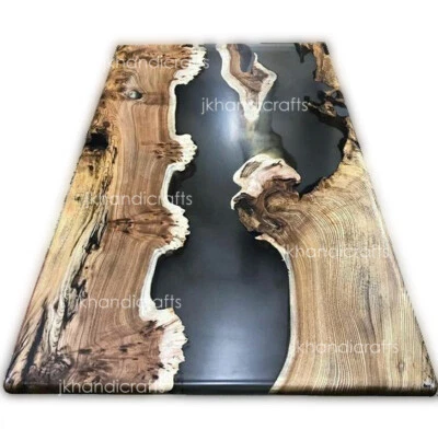 New Custom Order Epoxy Dining coffee Table Tops walnut Table Hallway Decor - Image 1 of 4