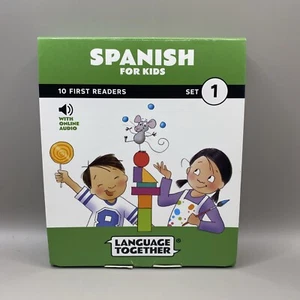 Language Together - 10 First Readers Spanish For Kids Book Set With Online Audio - Picture 1 of 4