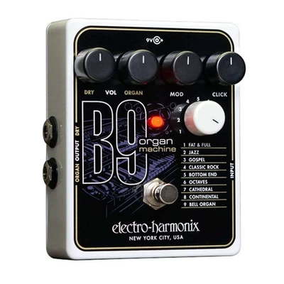 EHX Electro Harmonix B9 ORGAN MACHINE Guitar Effects Pedal 9.6DC-200 PSU include - Image 1 of 2