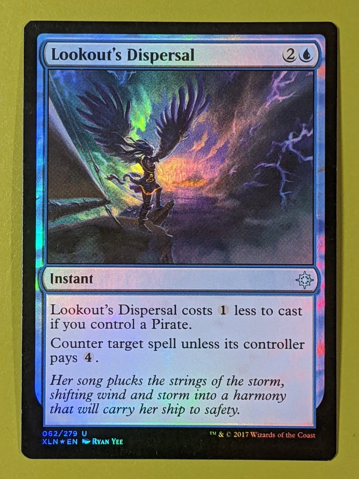 FOIL Lookout's Dispersal x1 Ixalan 1x Magic the Gathering MTG - Image 1 of 1