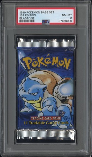 1999 Pokemon 1st Edition Base Set Booster Pack HEAVY Holo ~21.69g