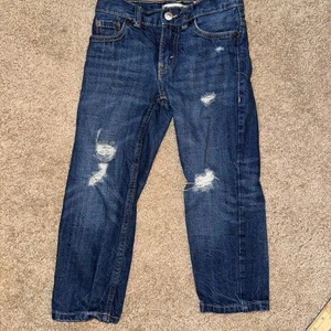 Levi's Regular Taper Stretch 502 Jeans - Boys Kids Size 4 Distressed - Picture 1 of 8