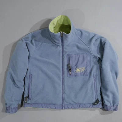 Chaqueta reversible vintage Nike ACG talla mediana verde y azul polar pesado cremallera Foto 1 de 4